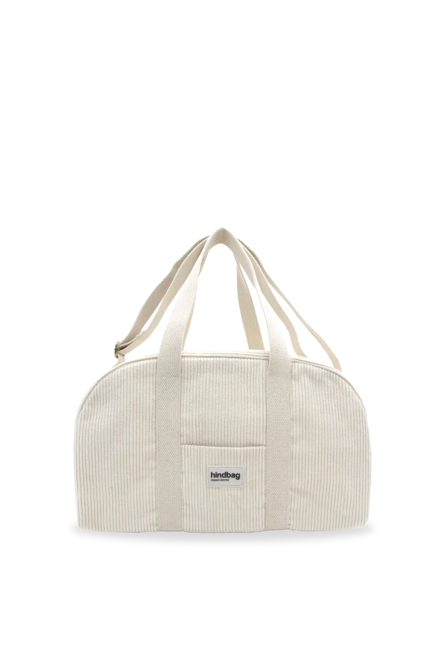 [HIND-7HINDCHARLIE_VEL] Sac bowling 'Charlie' Velours Blanc - Hindbag