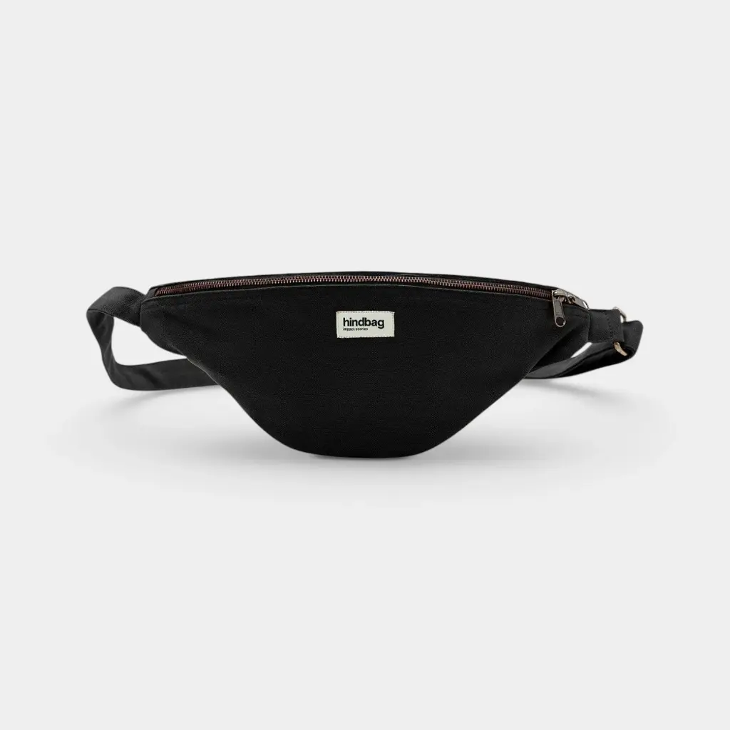 [HIND-7HINDSASHA_N] Sac banane 'Sasha' – Noir – Hindbag