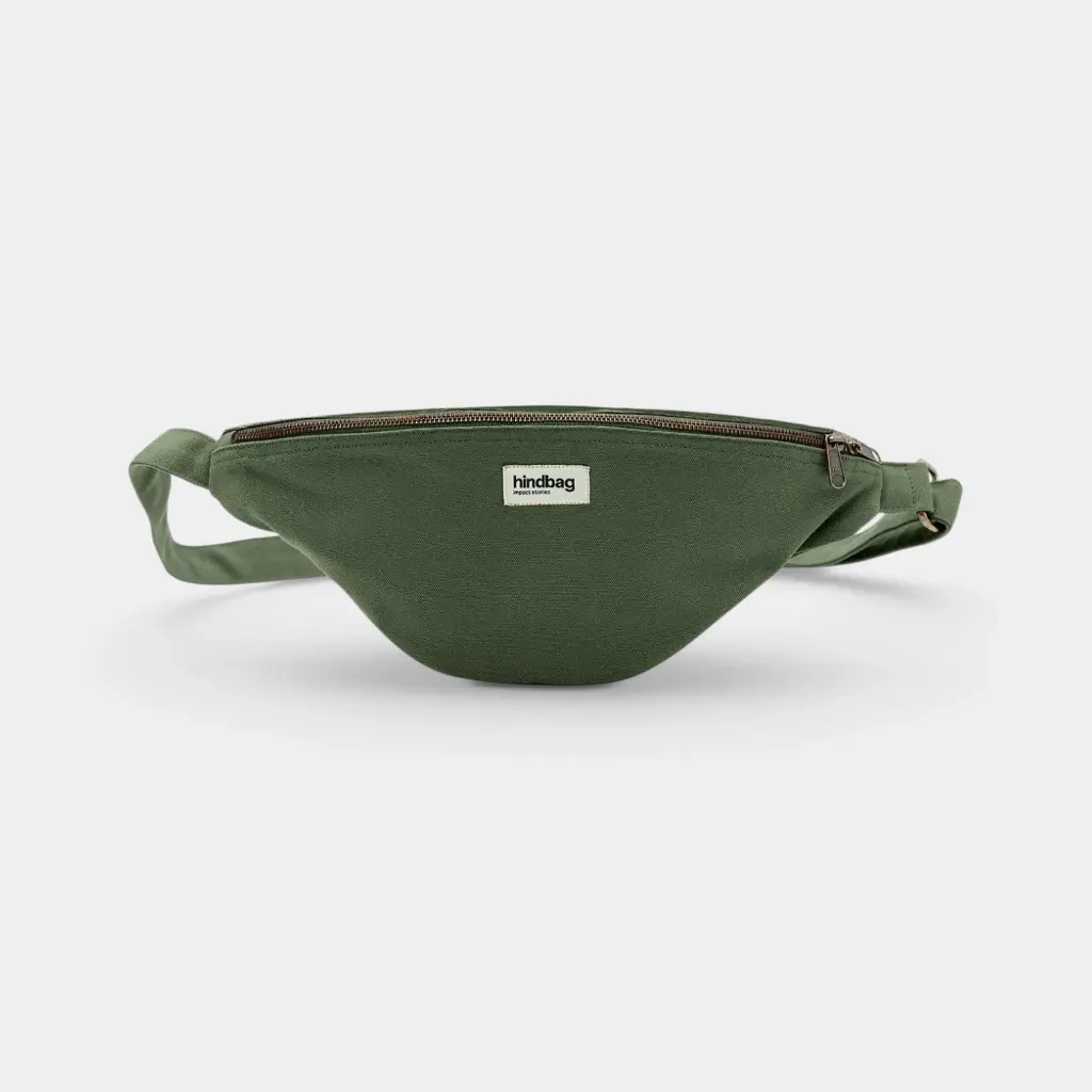[HIND-7HINDSASHA_O] Sac banane 'Sasha' – Olive – Hindbag