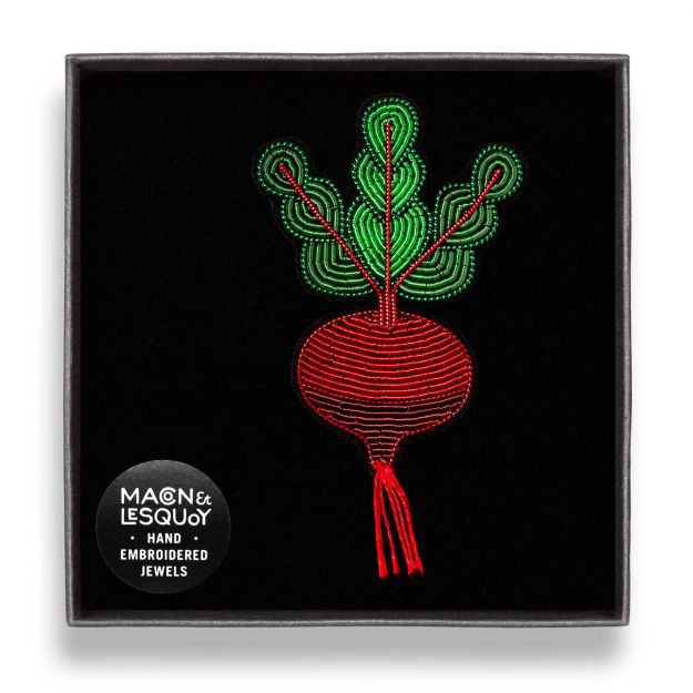 [LESQ-BRO-BB01BTR] Broche 'Betterave' - Macon & Lesquoy
