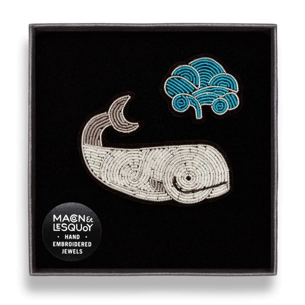 [LESQ-BRO-BB01MD] Broche 'Moby Dick' - Macon & Lesquoy