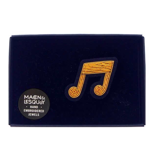 [LESQ-BRO-BB01DC] Broche 'Double Croche' - Macon & Lesquoy