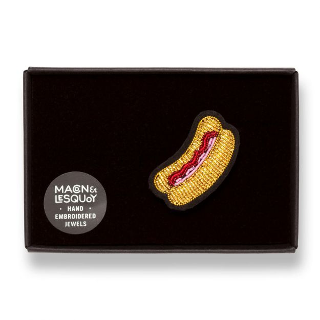[LESQ-BRO-BB01PCH] Broche 'Hot-dog' - Macon & Lesquoy