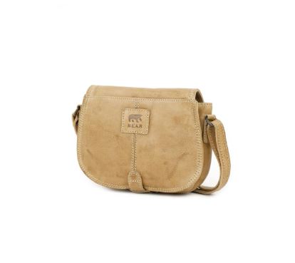 [BEAR-CL44510-BEIGE] Sac en Bandoulière 'Veronique' Beige - Cuir - Bear Design