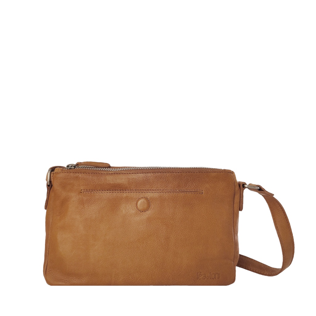 [LEA-ANNA-VPF-COGNA] Sac à Main 'Anna' Cognac - Léa Toni