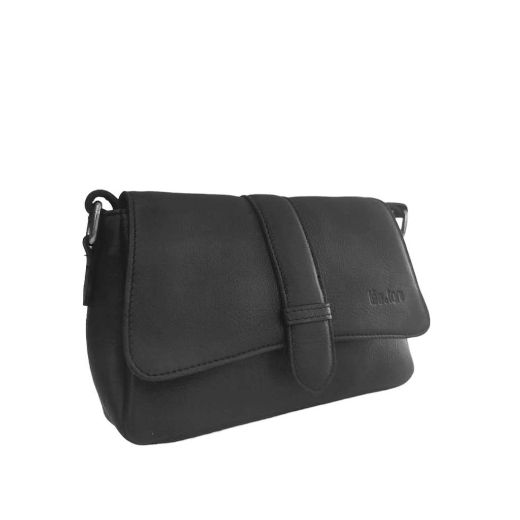 [LEA-ANGELE-VPF-NOIR] Sac à Main 'Angèle' Noir - Léa Toni