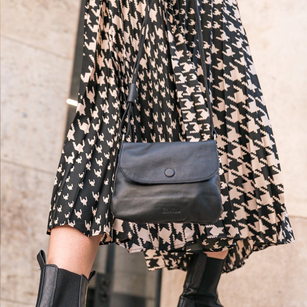 [LEA-POLLY-VPF-NOIR] Sac à Main 'Polly' Noir - Léa Toni