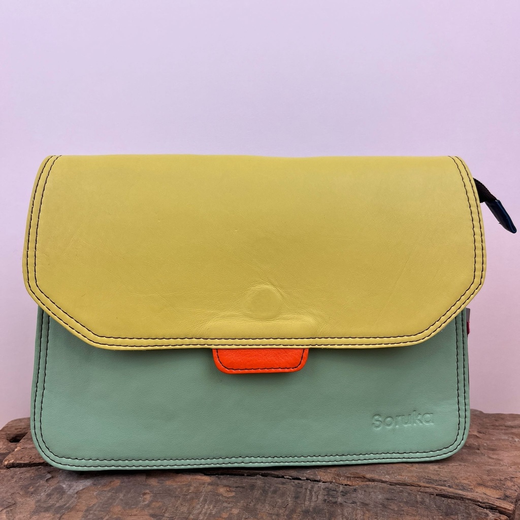[SORU-81017-MART-06] Sac en Bandoulière à rabat réversible 'Martina' [06] - Soruka