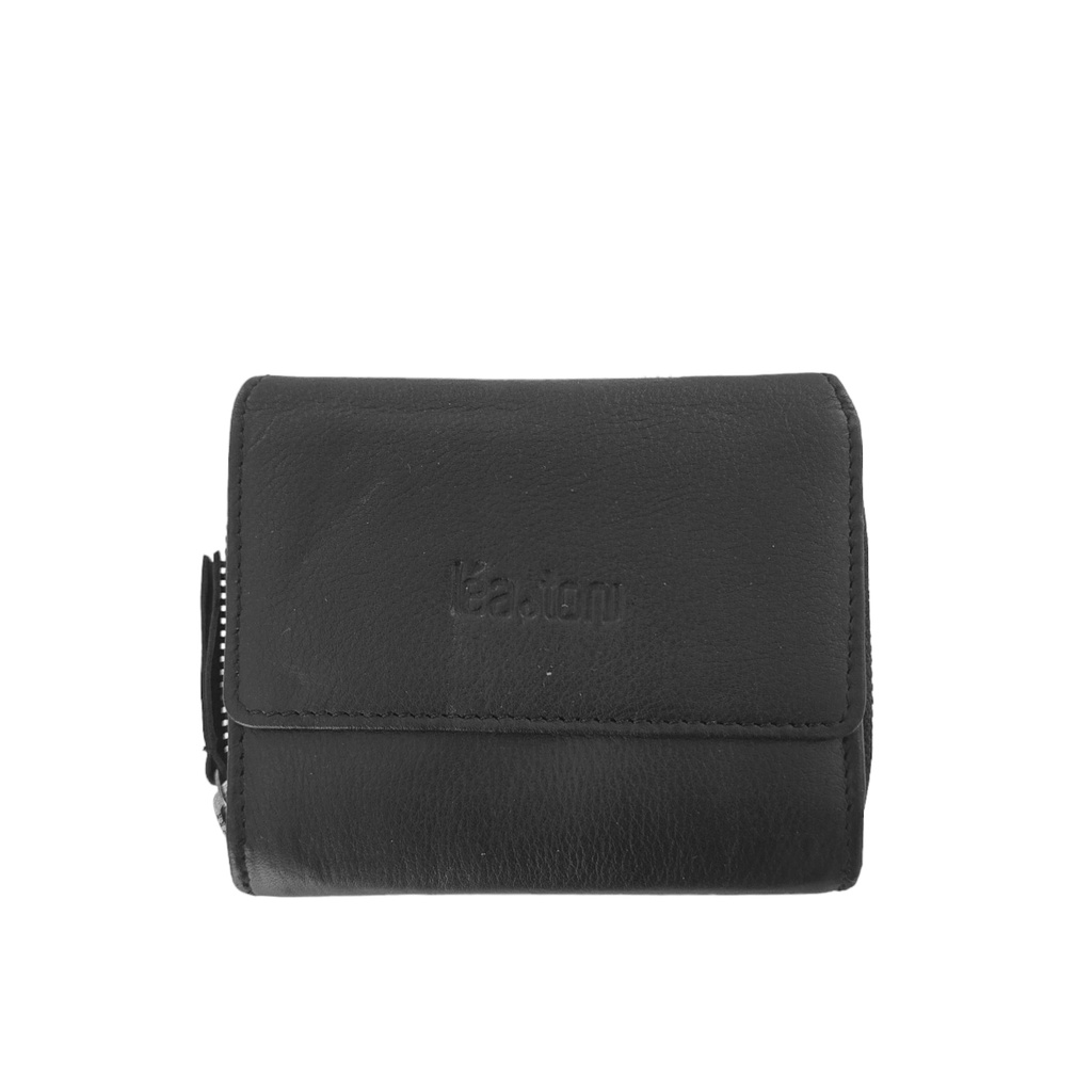 [LEA-MIA-BPF-NOIR] Portefeuille 'Mia' Noir - Léa Toni