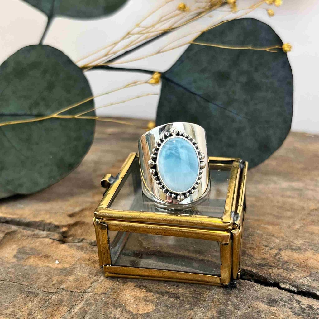 [BAAR-3149-53] Bague Argent 925 - Turquoise [3149]