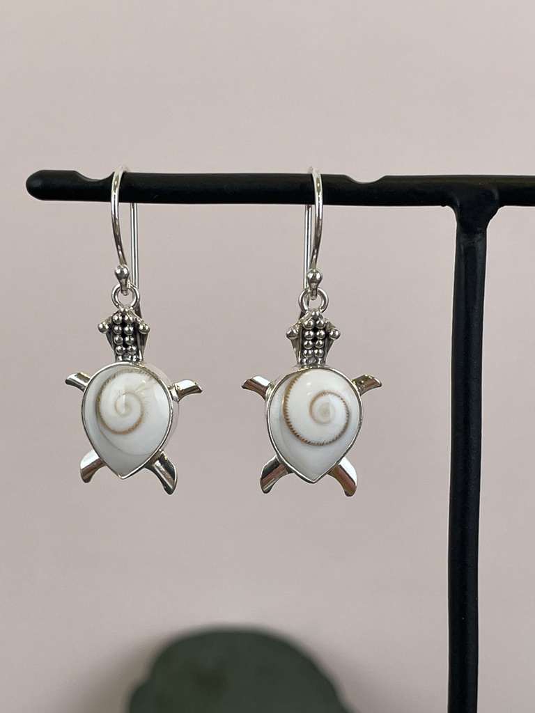 [BOAR-1882] Boucles d'oreilles Argent 925 - Œil de Sainte-Lucie [1882]