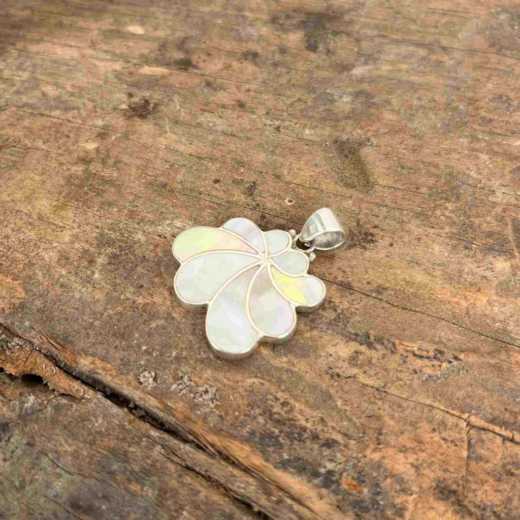[PEAR-0650] Pendentif Argent 925 - Nacre [0650]