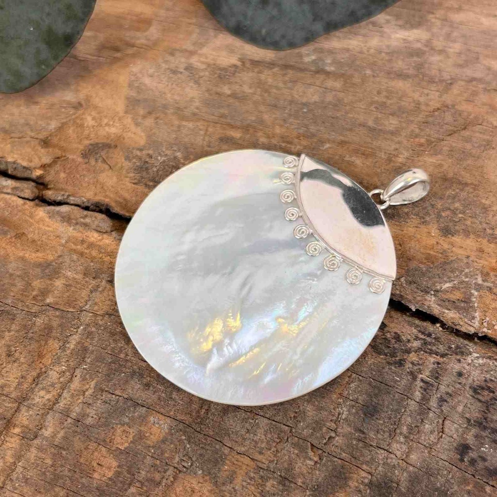 [PEAR-0653] Pendentif Argent 925 - Nacre [0653]