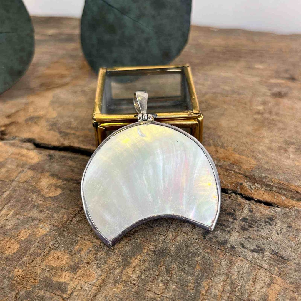 [PEAR-0663] Pendentif Argent 925 - Nacre [0663]