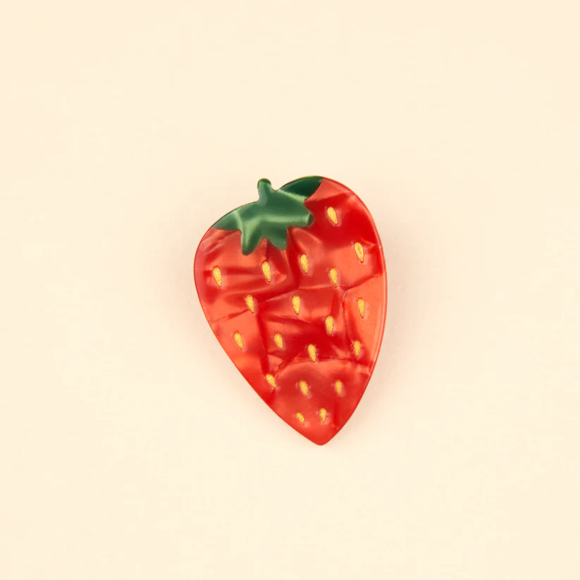 [COU-BARRETTEFRAISE] Barrette 'Fraise' - Coucou Suzette