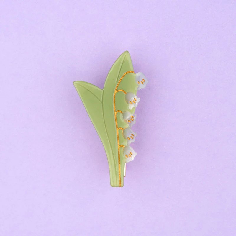 [COU-BARRETTEMUGUET] Barrette 'Muguet' - Coucou Suzette