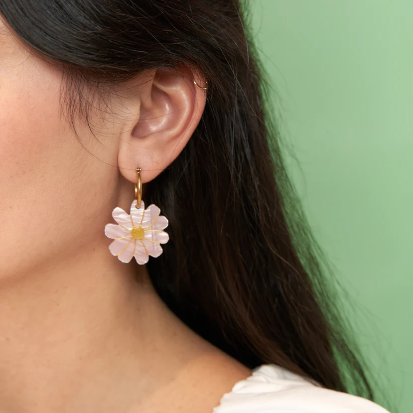 [COU-BOCOSMOS] Boucles d'Oreilles 'Cosmos' - Coucou Suzette