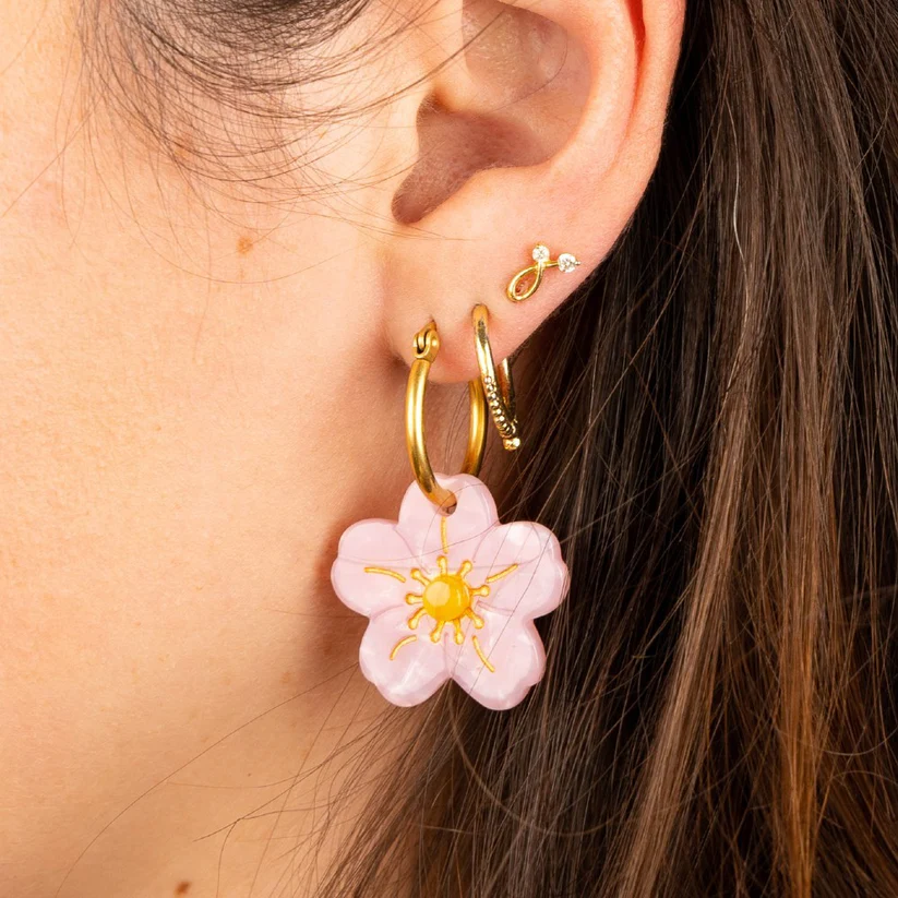[COU-BOSAKURA] Boucles d'Oreilles 'Sakura' - Coucou Suzette