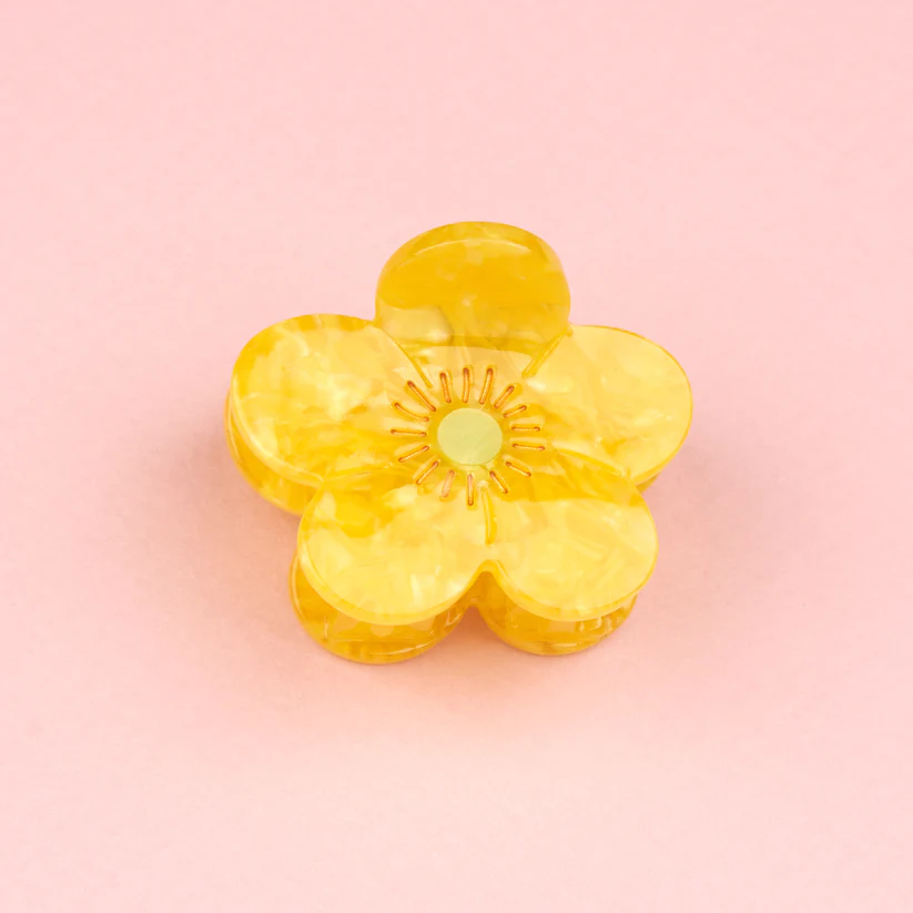 [COU-MINIPINCEBOUTONDOR] Mini Pince à Cheveux 'Bouton d'Or' - Coucou Suzette