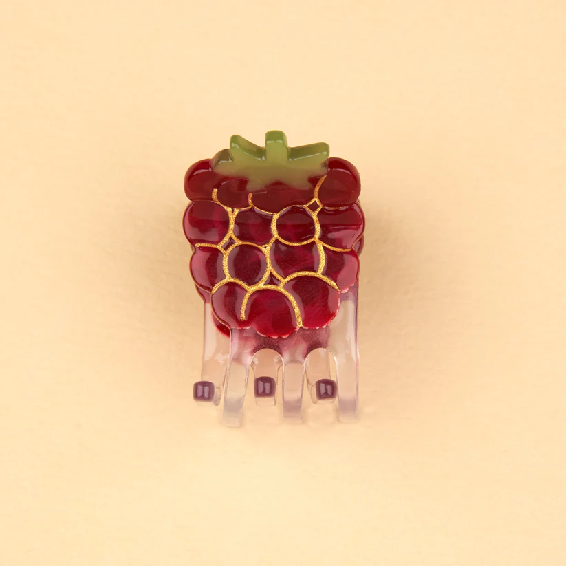 [COU-MINIPINCEFRAMBOISE] Mini Pince à Cheveux 'Framboise' - Coucou Suzette