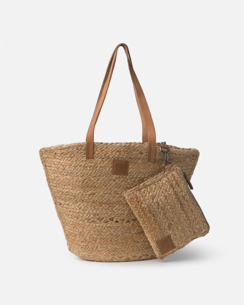 [BIBA-NAM1B-NATUREL] Sac à Main 'Namib' Naturel - Biba
