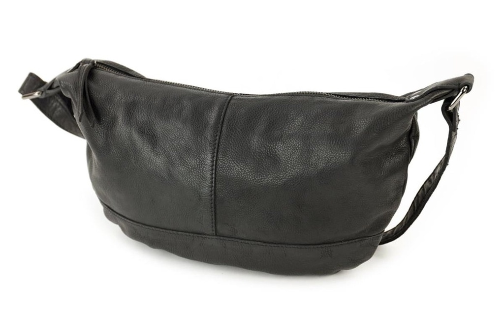 [BEAR-MJ1970-BLACK] Sac à Main Noir - Cuir - Bear Design