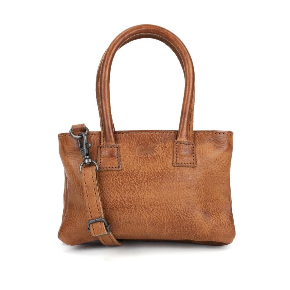 [BEAR-CP2170-COGNAC] Sac à Main Cognac - Cuir - Bear Design