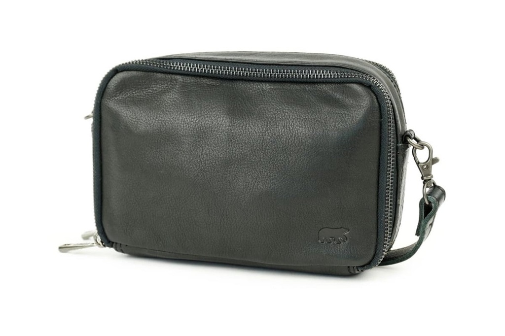 [BEAR-CP2744-BLACK] Sac en Bandoulière 'Eleonora' Noir - Cuir - Bear Design