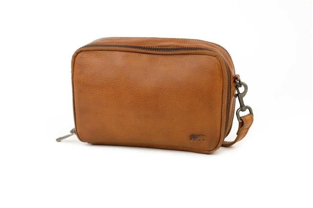 [BEAR-CP2744-COGNAC] Sac en Bandoulière 'Eleonora' Cognac - Cuir - Bear Design
