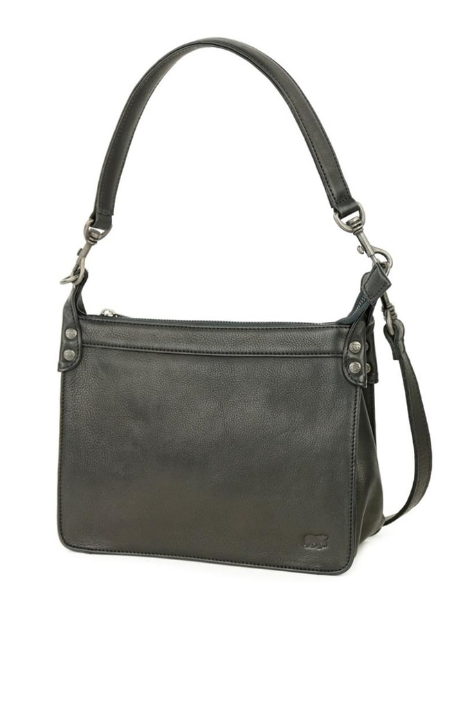 [BEAR-CP2789-BLACK] Sac à Main 'Clemens Mini' Noir - Cuir - Bear Design