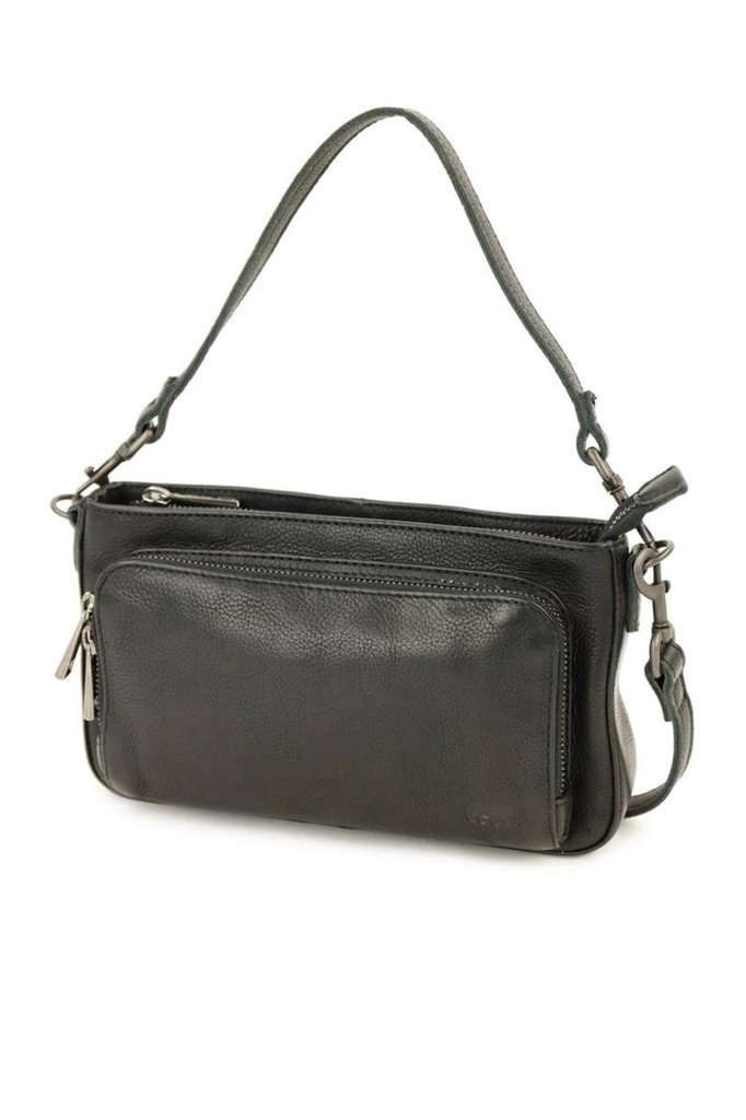 [BEAR-CP3077-BLACK] Sac en Bandoulière 'Livia' Noir - Cuir - Bear Design