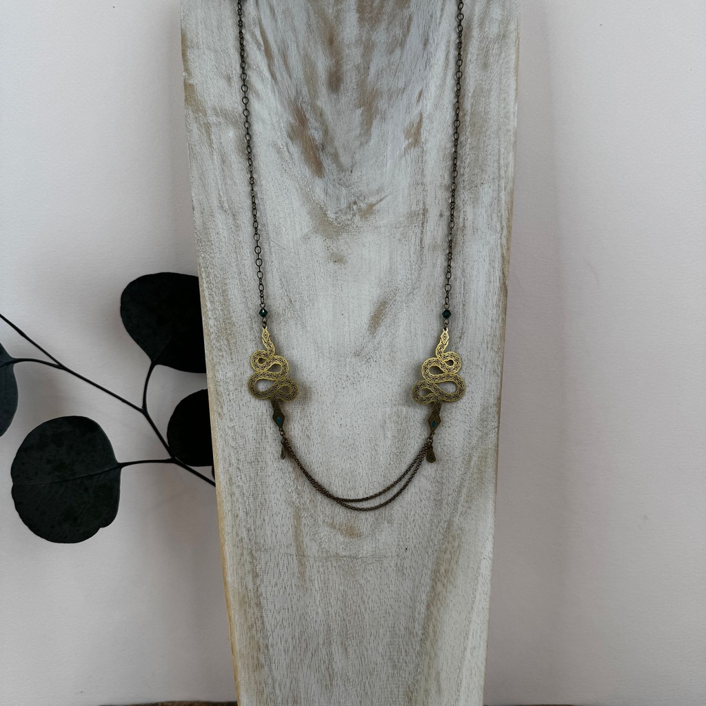 [BLAISE-CLE-SAU] Sautoir 'Le Mystère de Cléopâtre' - Amélie Blaise