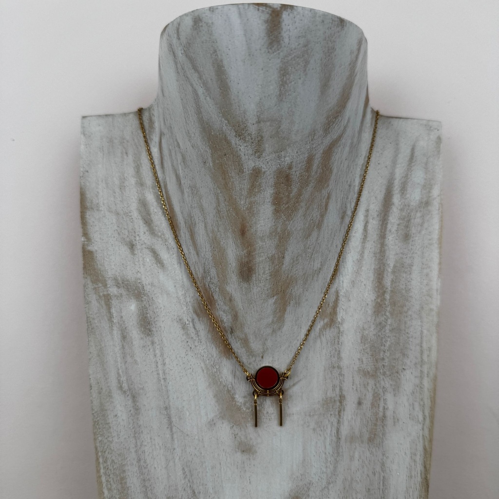 [BLAISE-CLE-CC3] Collier court 'Le Mystère de Cléopâtre' - Amélie Blaise