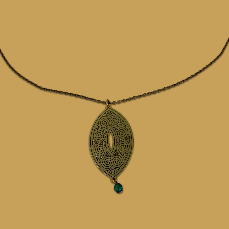 [BLAISE-TRE-CC06] Collier court 'Trésor Celte' - Amélie Blaise