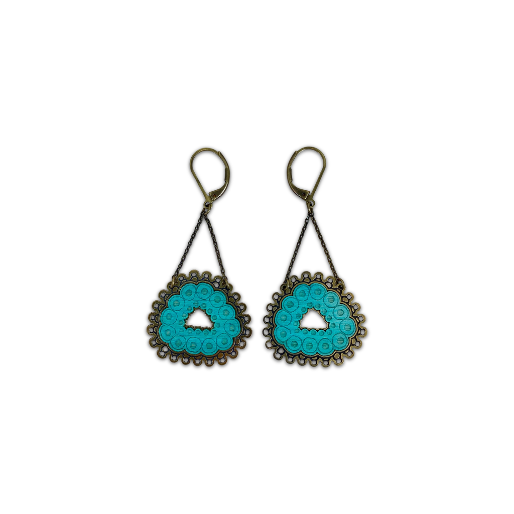 [BLAISE-Q.3.4.11] Boucles d'oreilles 'Polka - Éléments' - Amélie Blaise