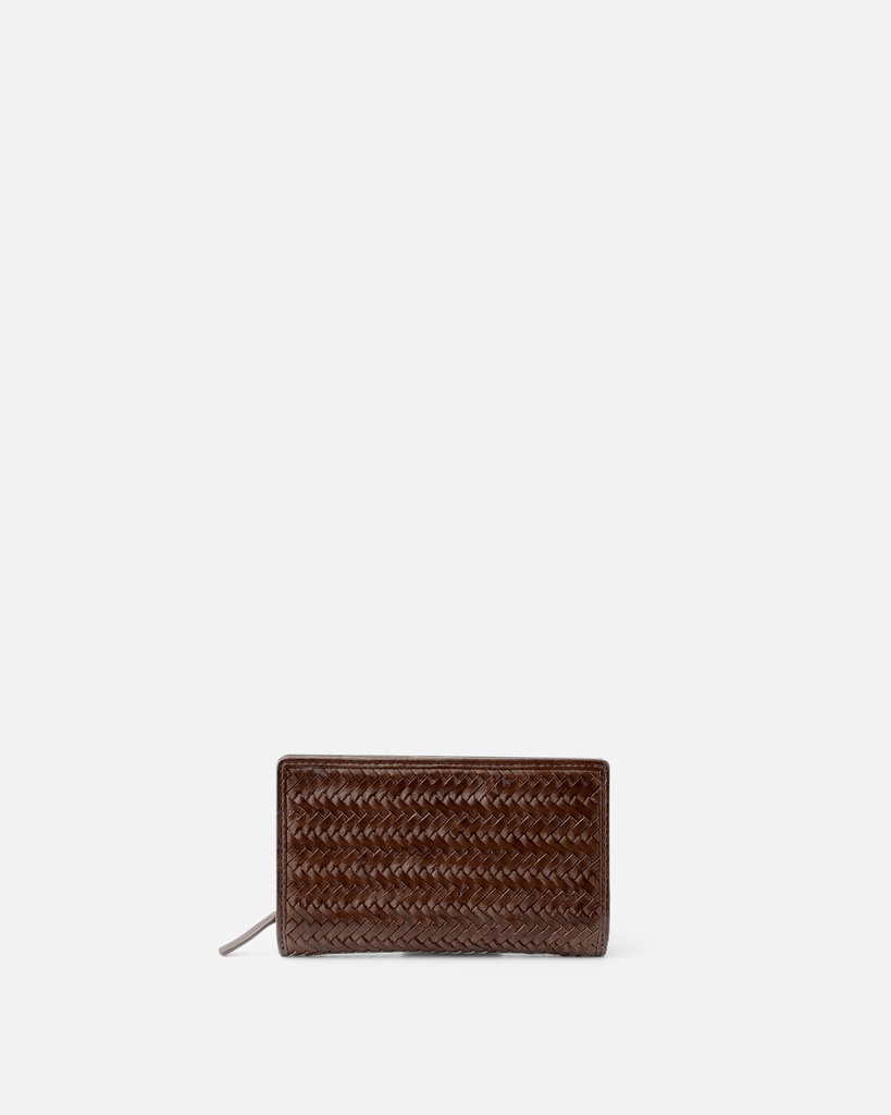 [BIBA-PER13L-BRUN_FONCE] Portefeuille 'Perkins' Brun Foncé - Biba