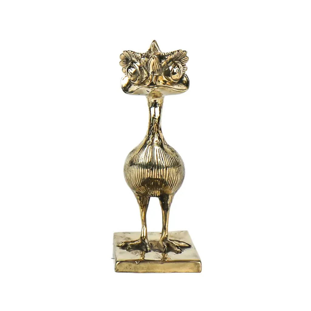 [FEBZ20-01] Funky Emu Bronze - Or - 20 x 8 x 10 cm