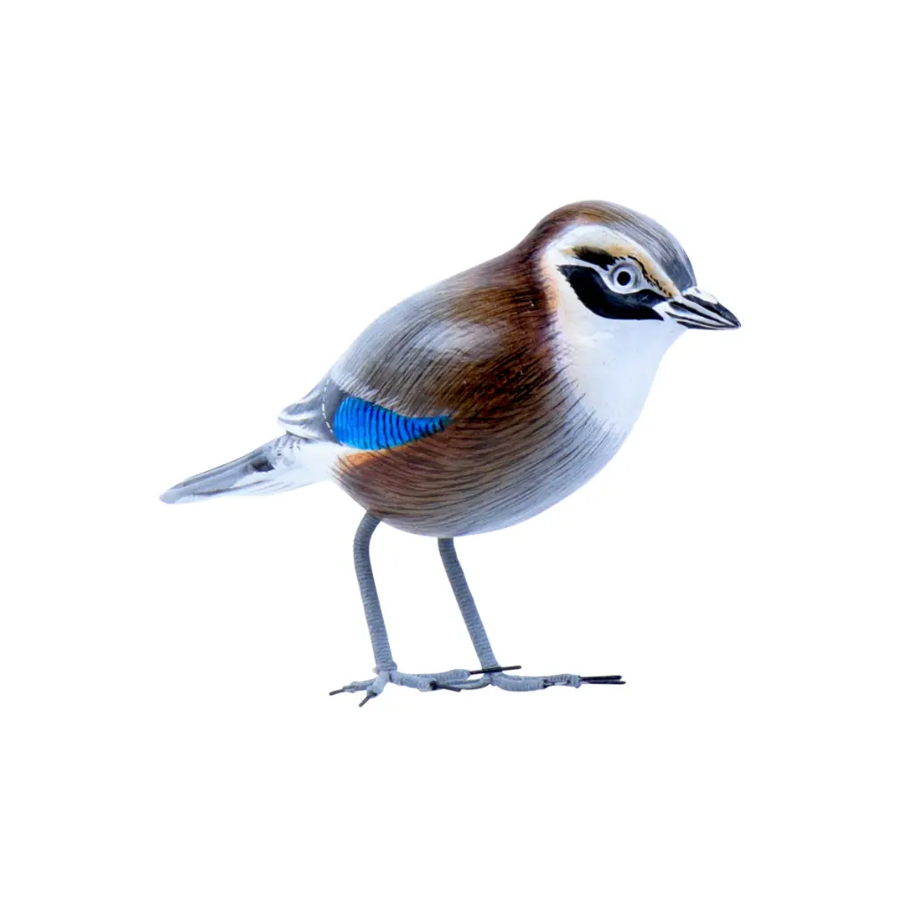 [BIRDW10-GEAI] Oiseau - Geai - 10 x 11,5 x 4 cm