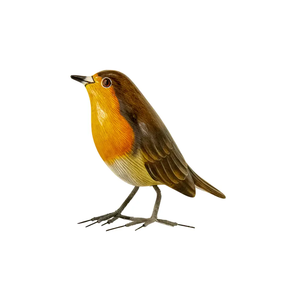 [BIRDW10-ROUG] Oiseau - Rouge-Gorge - 10 x 11,5 x 4 cm