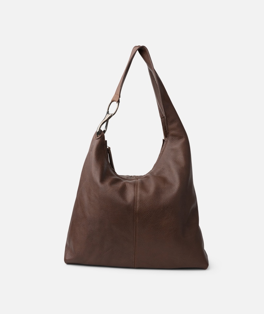 [BIBA-JAP1L-BRUN_FONCE] Sac à bandoulière 'Jackpot' Brun Foncé - Biba