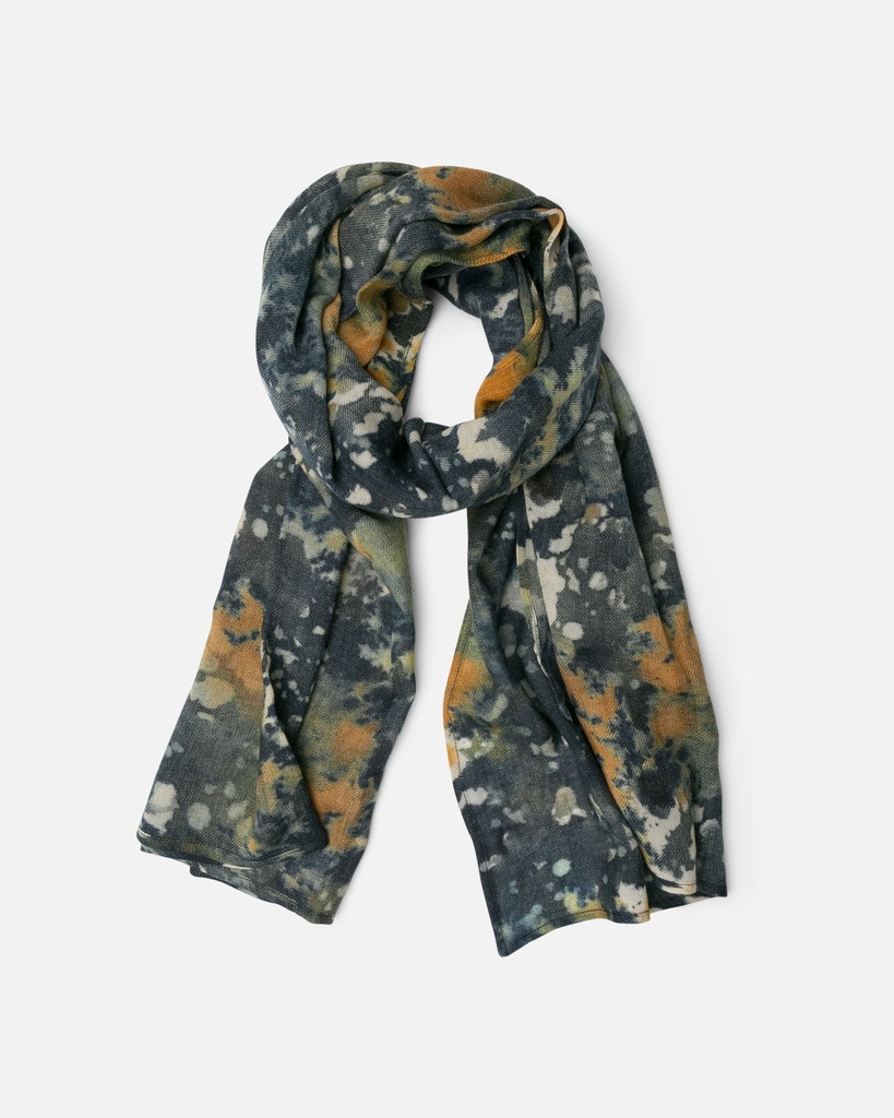 [BIBA-RI281A-BLEU_PETROLE] Foulard Bleu Pétrole - Biba