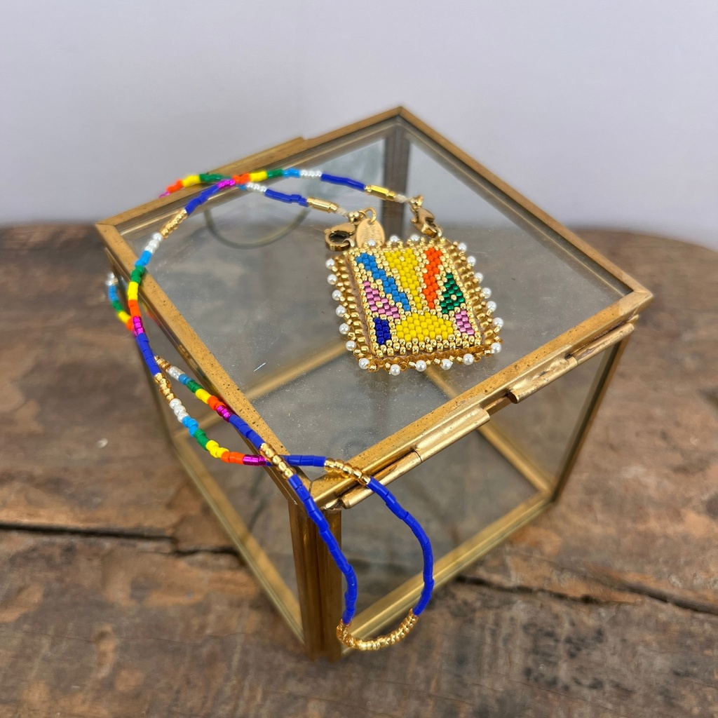 [HYPN-0009] Collier 'Rainbow Miuyki' Multicolore - Hypnochic