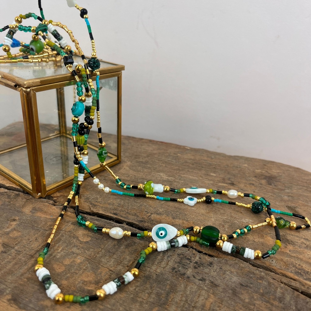 [HYPN-0012] Sautoir 'Vamos Summer - Esmeralda' - Hypnochic