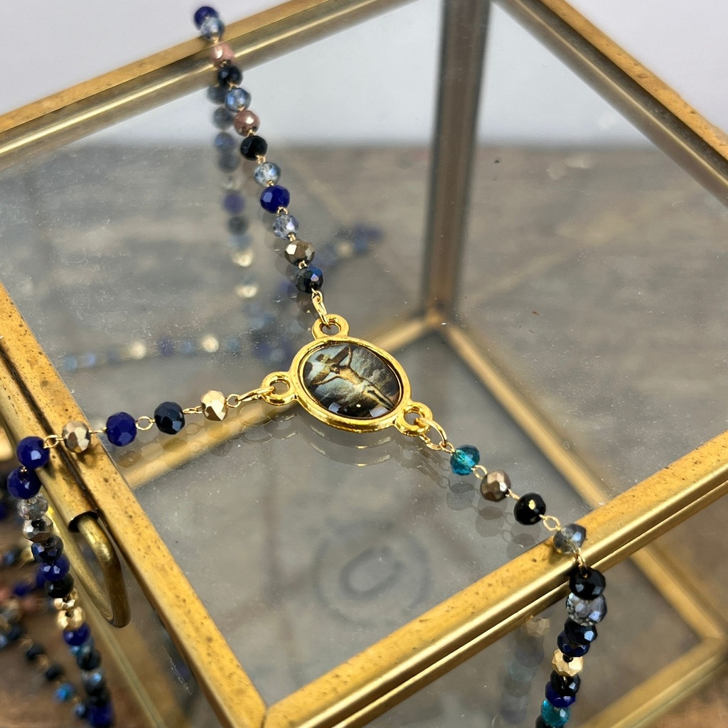 [HYPN-0016] Chapelet 'Marie' Bleu - Hypnochic