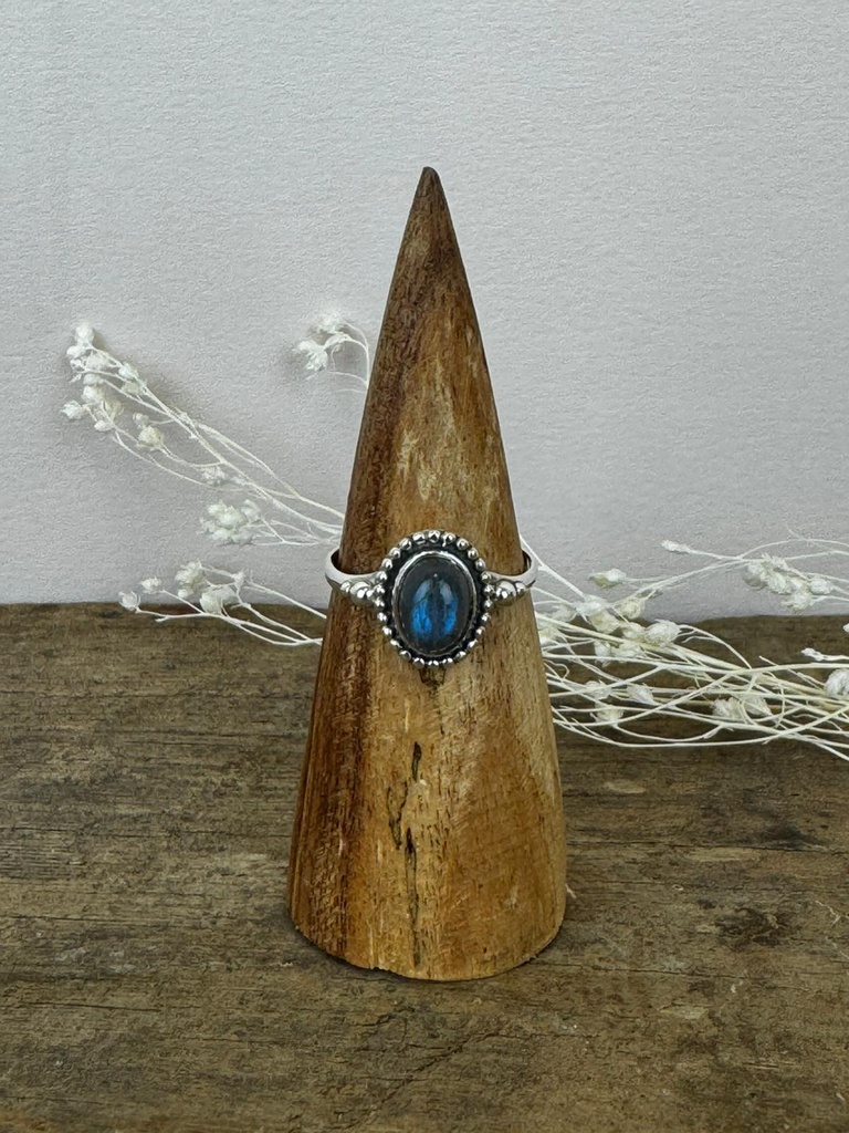 [BAAR-3429-58] Bague Argent 925 - Labradorite [3429]