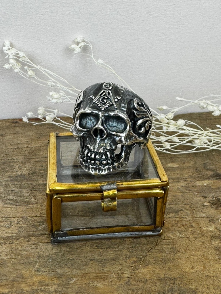 [BAAR-3448-66] Bague 'Crâne' Argent 925 [3448]