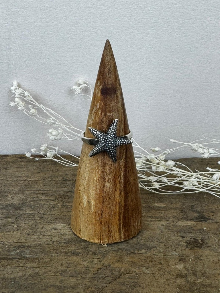 [BAAR-3451-52] Bague 'Étoile de Mer' Argent 925 [3451]