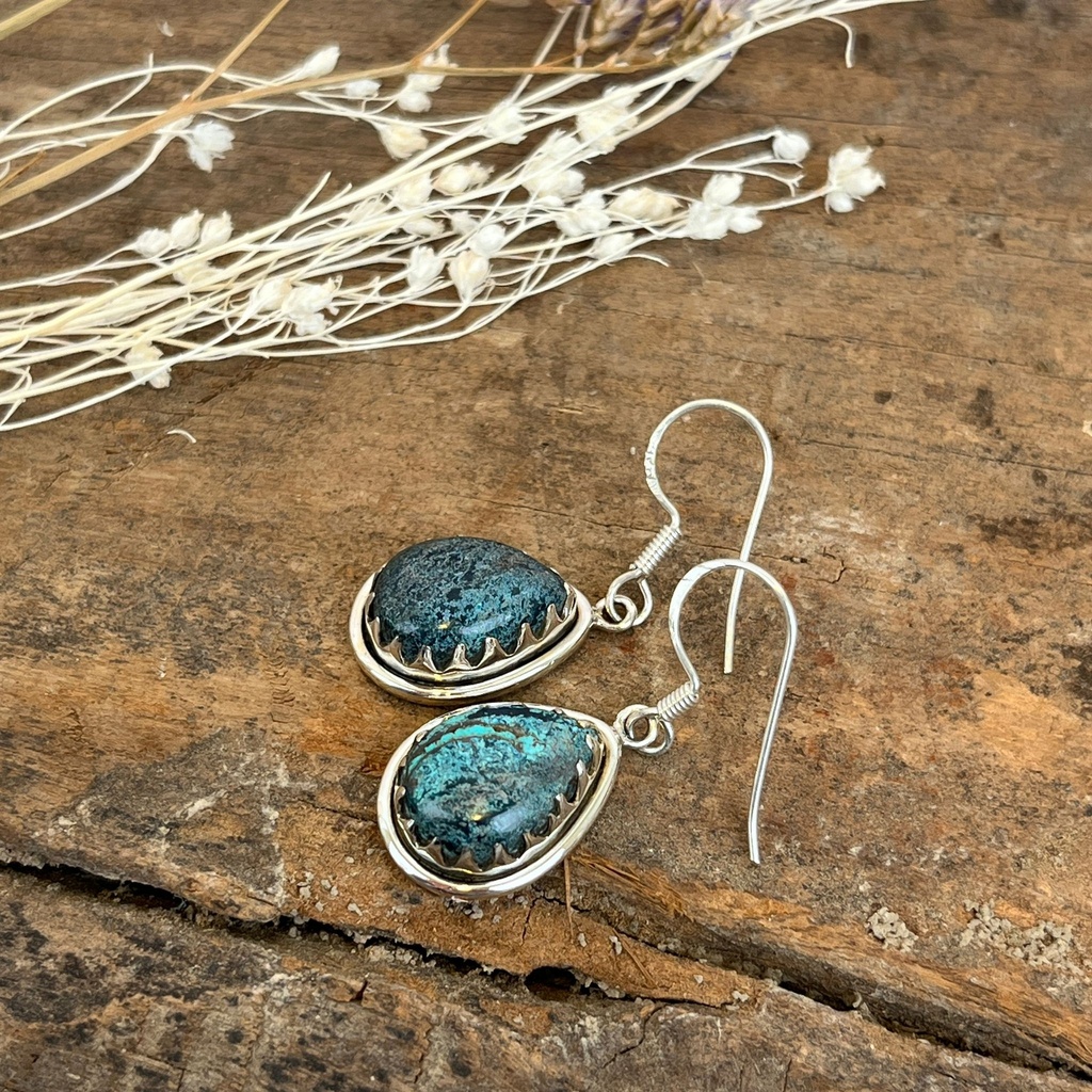 [BOAR-1939] Boucles d'oreilles Argent 925 - Pierre Naturelle [1939]