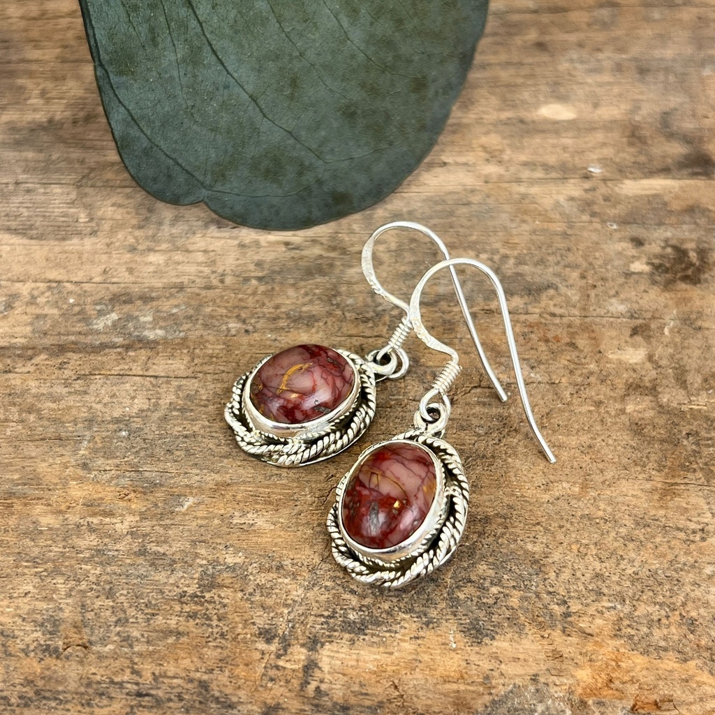 [BOAR-1945] Boucles d'oreilles Argent 925 - Pierre Naturelle [1945]