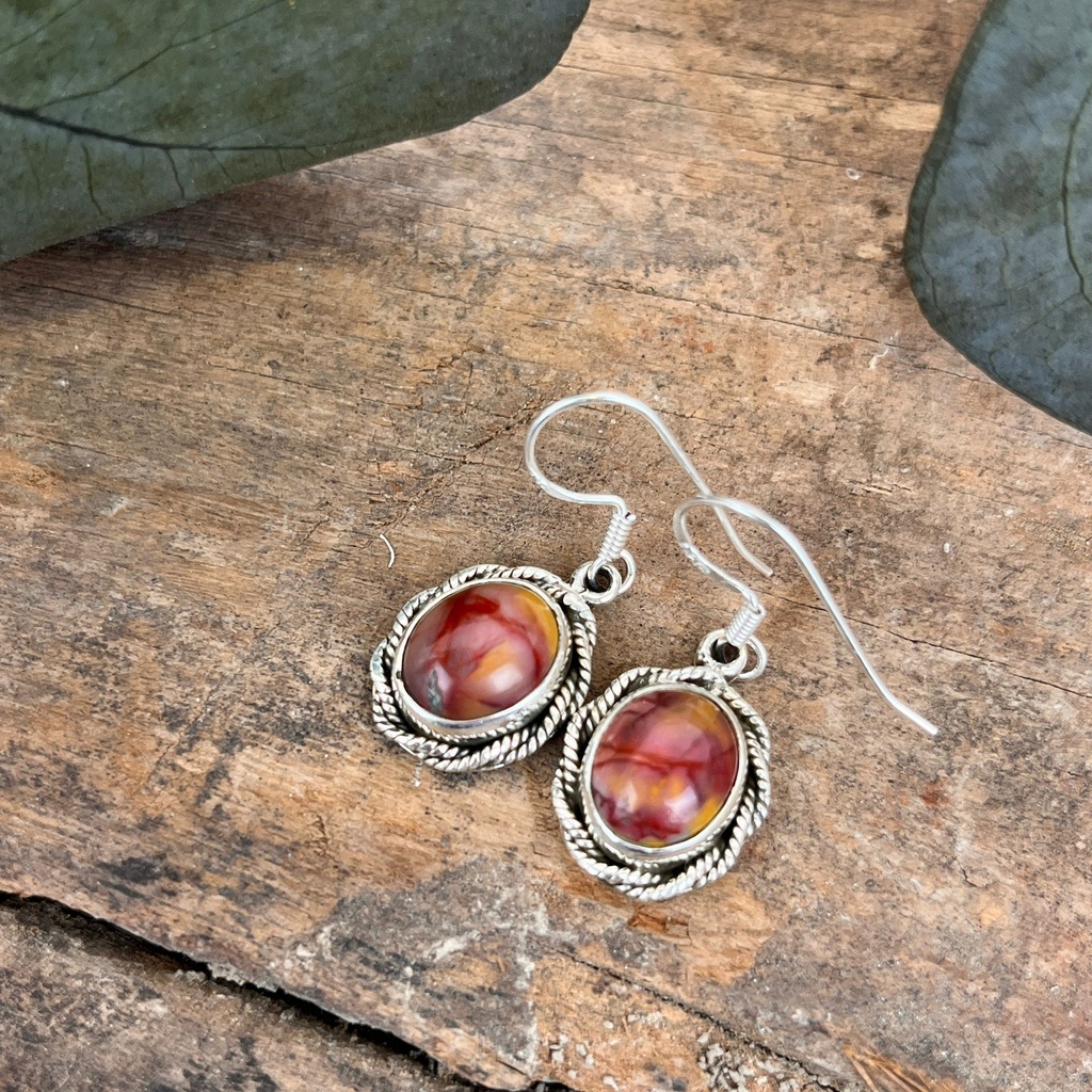 [BOAR-1946] Boucles d'oreilles Argent 925 - Pierre Naturelle [1946]